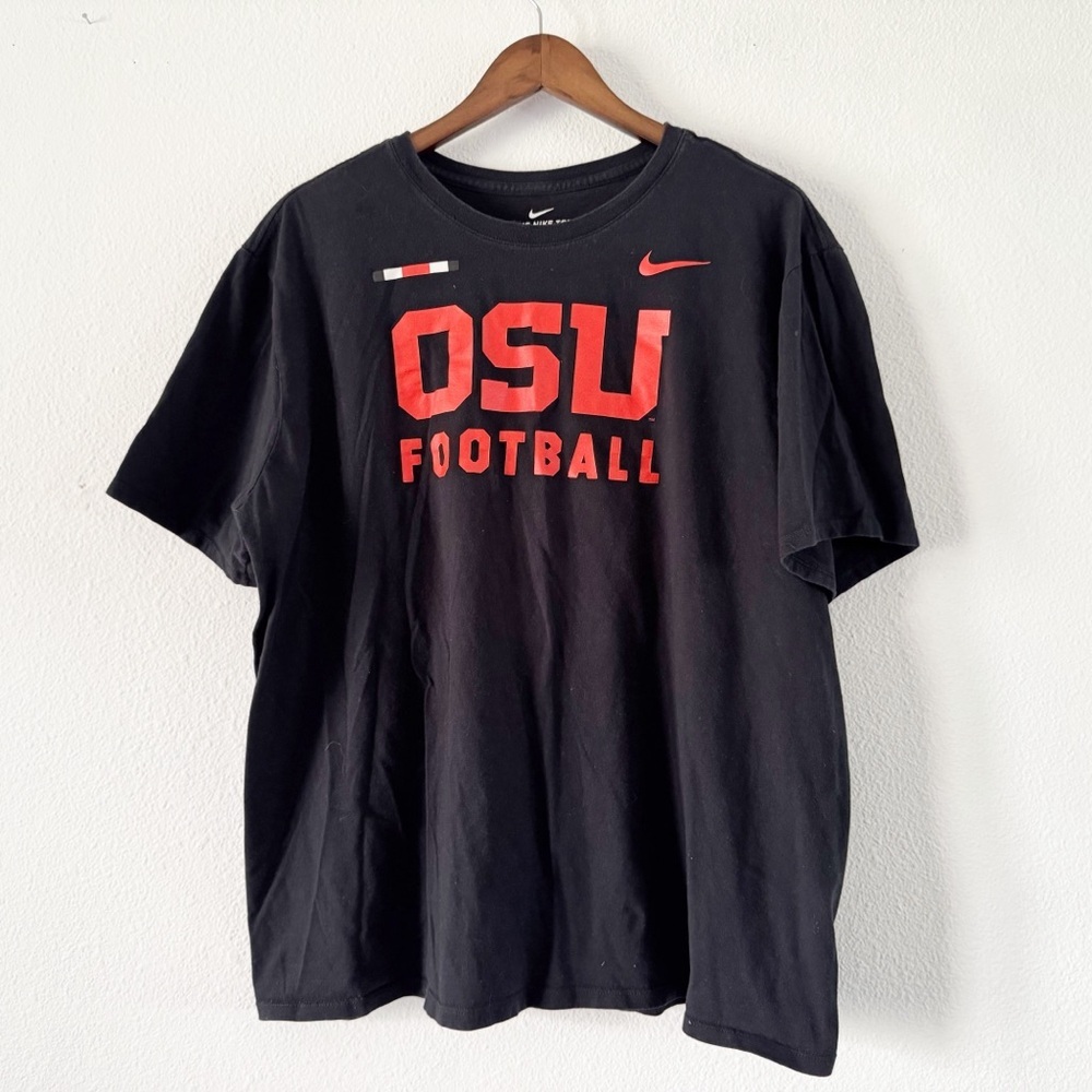 Nike Athletic Cut OSU College Oregon Football The Nike Tee Swoosh Logo XXL